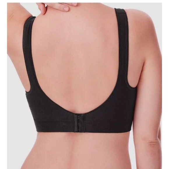 Bali Comfort Black Bra Revolution All Around Flexes Fit Size M 3484 Wireless - Picture 2 of 9